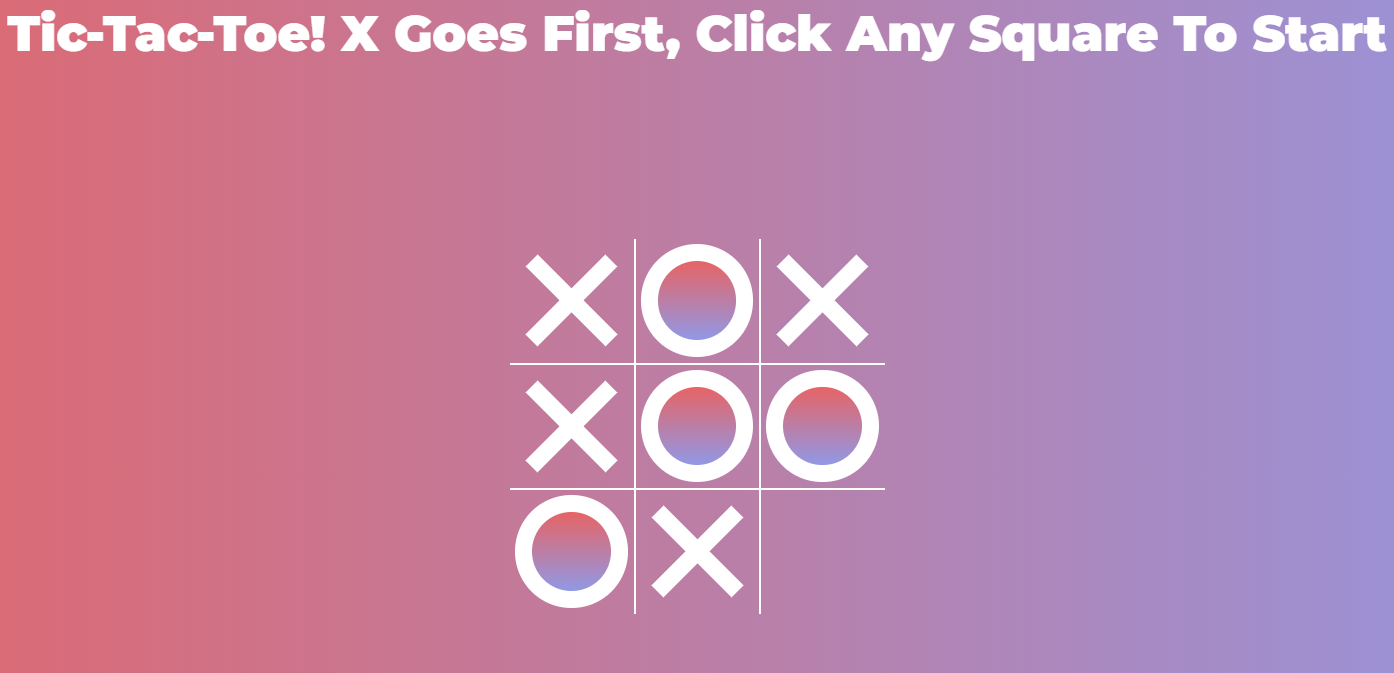 Tic-Tac-Toe Screenshot